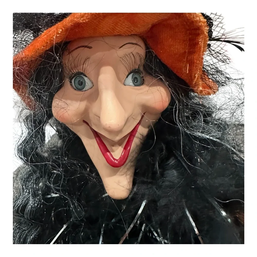 Vintage Halloween Witch Shelf Sitter 24